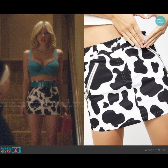 Dolls Kill Dresses & Skirts - Dolls kill delias Cassie euphoria cow skirt